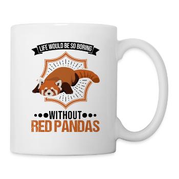 Red Panda Gift Cat Bear Red Panda - Mug - white - Right