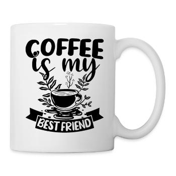 Coffee is my best Friend - Mug - white - Right