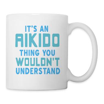 C’est une chose d’Aïkido que vous ne comprendriez pas - Mug blanc - blanc - Droite