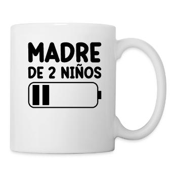 Maman De Deux Enfants - Mug blanc - blanc - Droite