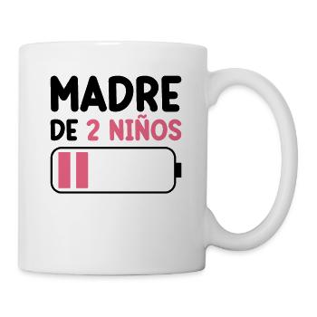 Maman De Deux Enfants - Mug blanc - blanc - Droite