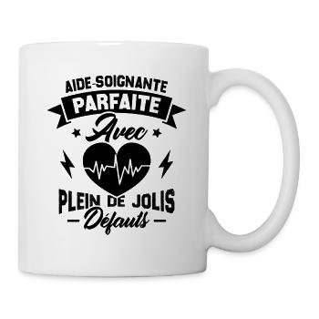 Aide soignante parfaite, Cadeau Aide soignante - Mug blanc - blanc - Droite