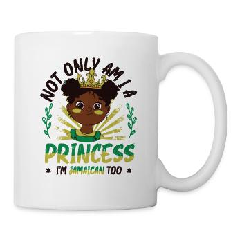 Jamaican Princess, I am Jamaican. - Mug - white - Right