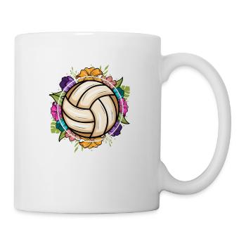 Volleygirl Beach Volleyball - Tasse - Weiß - Rechts