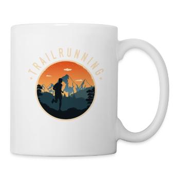TrailRunning Trail Running Trailrunner Mountain Running - Mug - white - Right