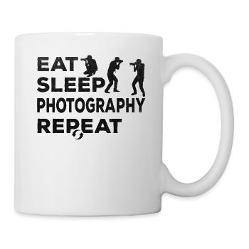 Camera Photographer Food Sleep Photography Lovers - Mug - white - Right