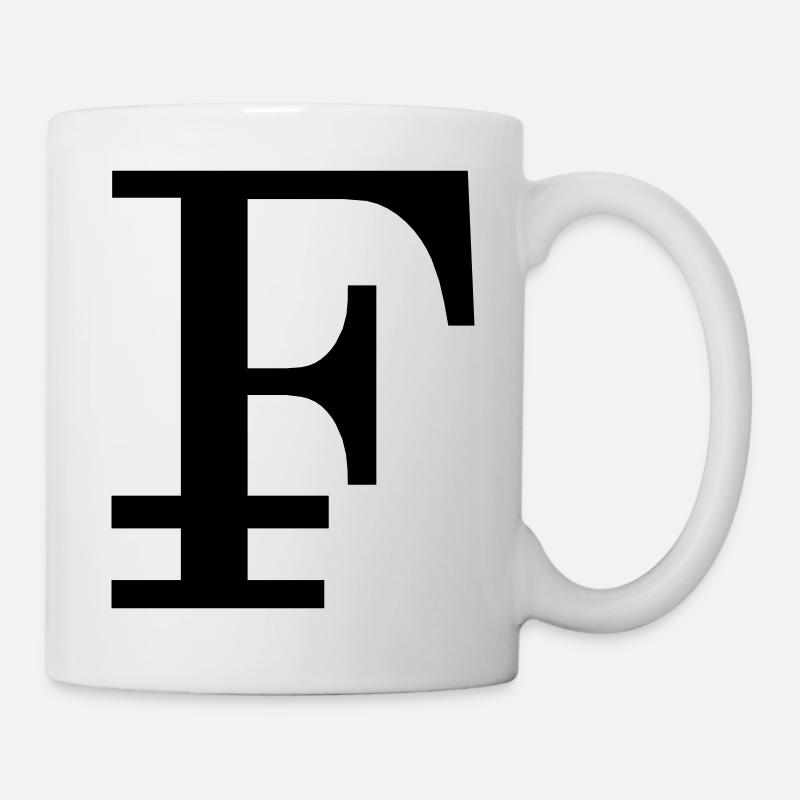 Swiss franc, stability and security - Mug - white
