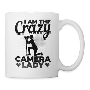 Fotografin Ladies I Am The Crazy Camera Lady - Tasse - Weiß - Rechts