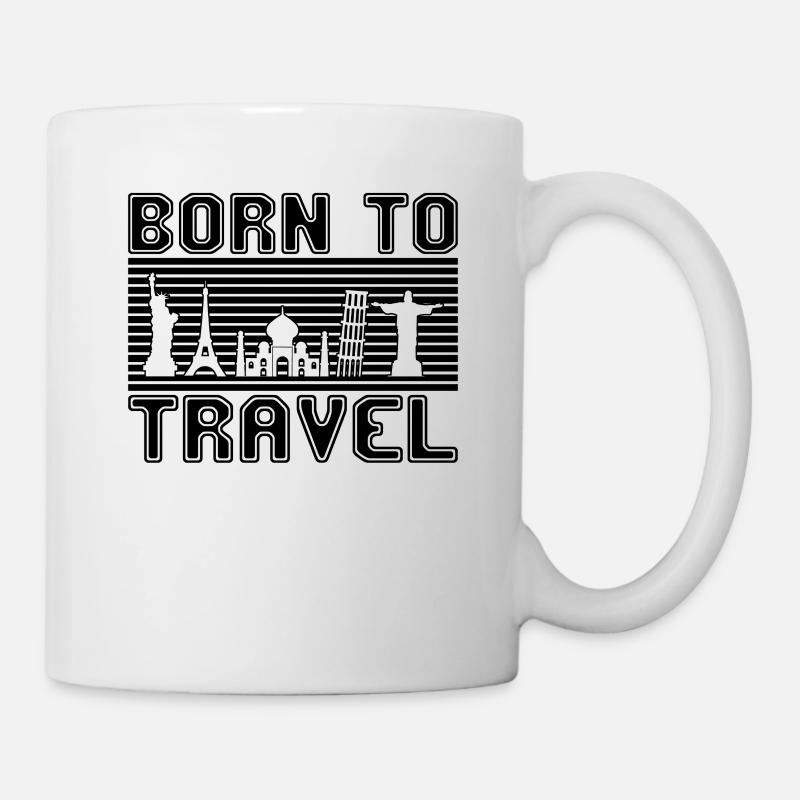 Reisen - Tasse - Weiß