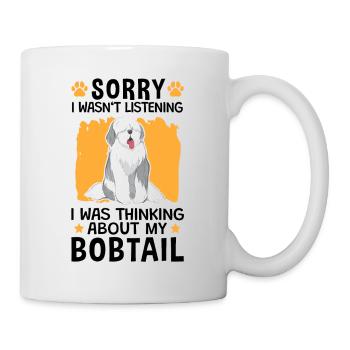 Old English Shepherd thought of Bobtail - Mug - white - Right