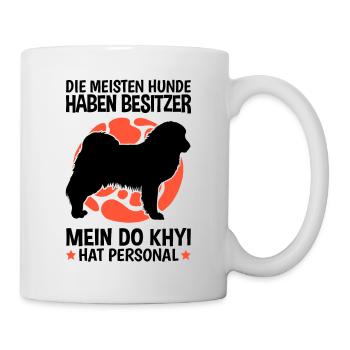 Mein Do Khyi hat Personal Tibetdogge - Tasse - Weiß - Rechts