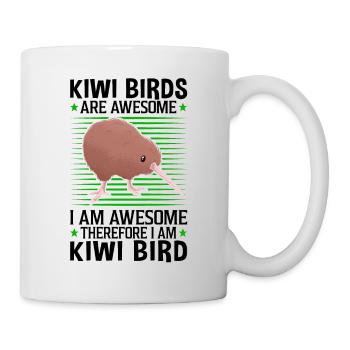 Kiwi bird is fantastic New Zealand bird - Mug - white - Right