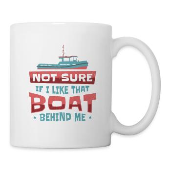 Remorqueur Marin Capitaine Bateau Propriétaire Mer - Mug blanc - blanc - Droite