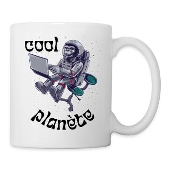 cool planet t-shirt gift man woman humor - Mug - white - Right