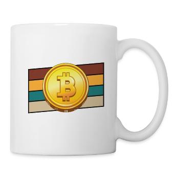 Lustiges Bitcoin und Kryptowährung Investor HODL - Tasse - Weiß - Rechts