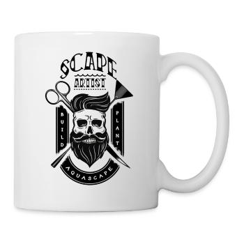 Aquascaper Retro Aquarium Fischhalter Aquascaping - Tasse - Weiß - Rechts