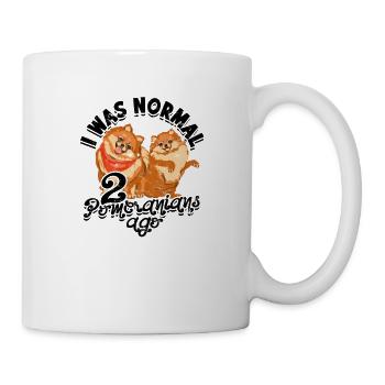 I was normal 2 pomeranians ago - small dogs - Mug - white - Right