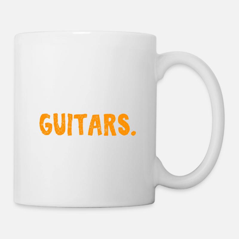 Eat Sleep Guitars Funny Guitar Player Guitar Lover - Mug - white