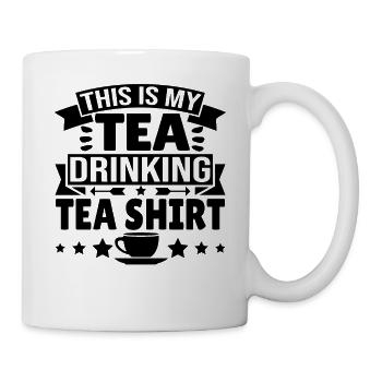 This is my Tea Drinking Tea Shirt - Mug - white - Right