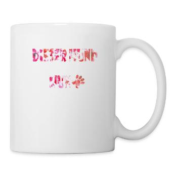 Lustiger Hundespruch Alles was ich brauche - Tasse - Weiß - Rechts