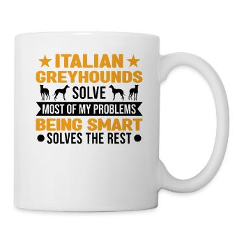 Italian greyhound Italian wind chime - Mug - white - Right