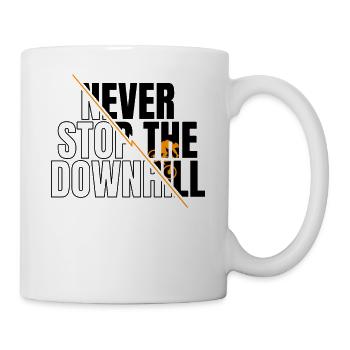 VTT VTT Vélo VTT Descente - Mug blanc - blanc - Droite