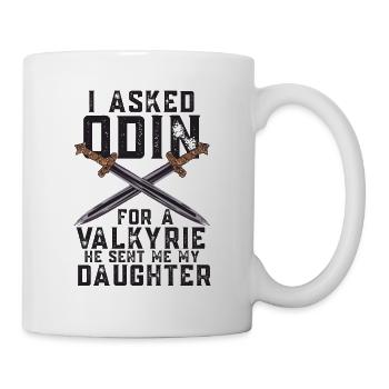 I Ask Odin For A Valkyre Viking Nordic Myth - Mug - white - Right
