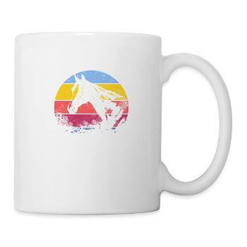 Fun riding Easily distracted by horses Dog - Mug - white - Right