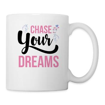 Chase your dreams Unicorn - Mug - white - Right