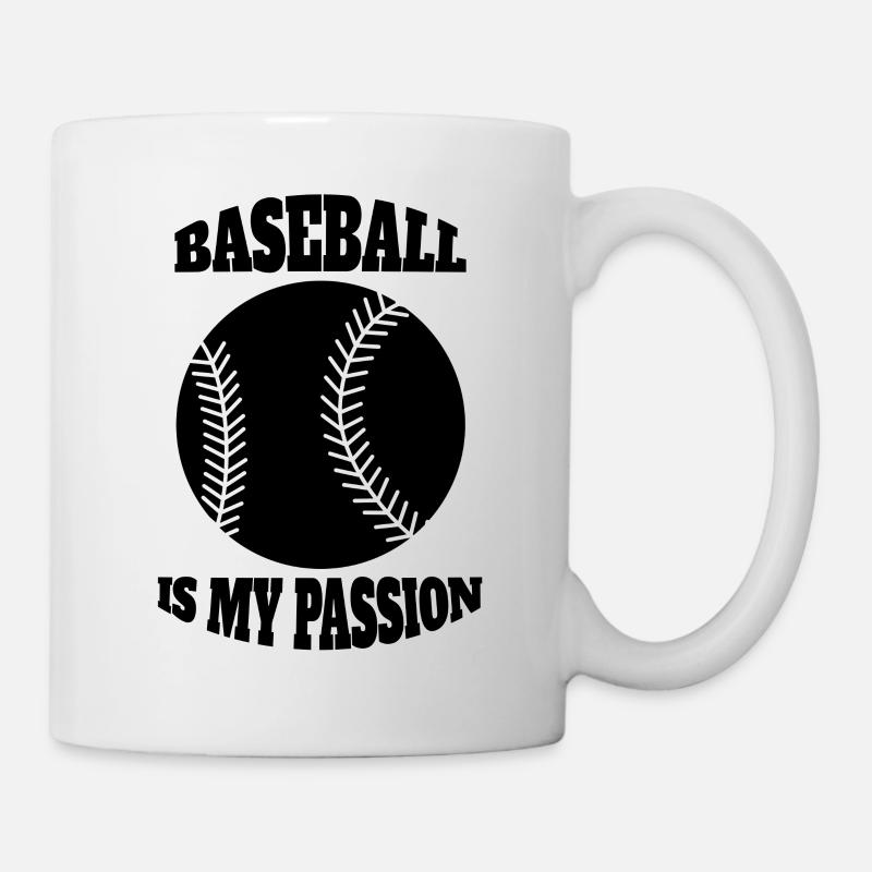 Cadeau de baseball Amateur de baseball Jeu de baseball - Mug blanc - blanc