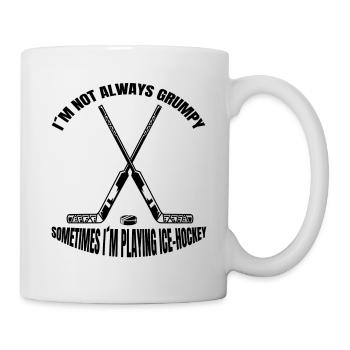 Eishockey Wintersport Eishockeyteam Geschenk - Tasse - Weiß - Rechts