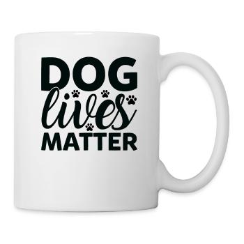 Dog lives matter - Mug - white - Right