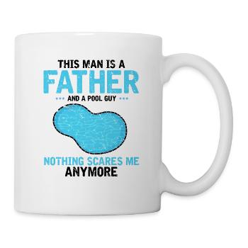 Pool Guy Design for PoolBoy and Pool Cleaner - Mug - white - Right