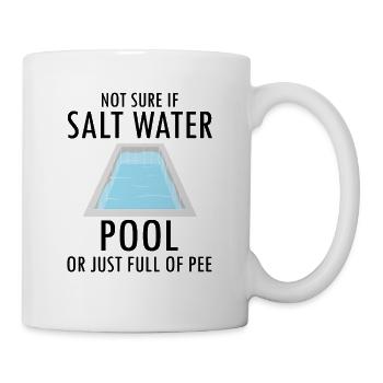 Lifeguard Designs for Pool Technicians - Mug - white - Right