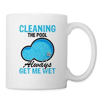 Lifeguard Designs for Pool Technicians - Mug - white - Right