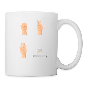 Rock Paper Scissors Nothing Beats Console PC Funny - Mug - white - Right