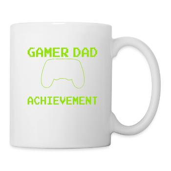 Gamer Dad My Proudest Achievement Video Game Gamin - Tasse - Weiß - Rechts