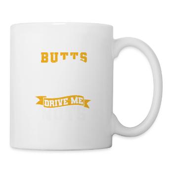 Cowboy Butts Drive Me Nuts Texas Western Riding - Mug - white - Right
