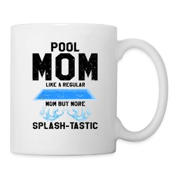 Conceptions de sauveteurs pour les techniciens de piscine - Mug blanc - blanc - Droite
