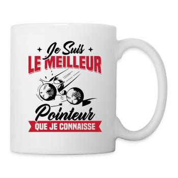 Je Suis Le Meilleur Pointeur Que Je Connaisse - Mug blanc - blanc - Droite
