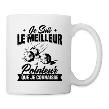 Je Suis Le Meilleur Pointeur Que Je Connaisse - Mug blanc - blanc - Droite