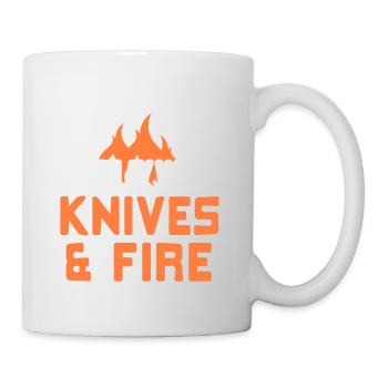 I Was Made To Play With Knives & Fire Awesome - Tasse - Weiß - Rechts