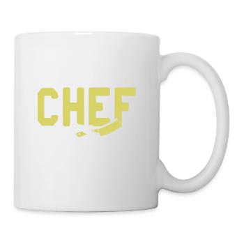 Annoying The Chef Funny Cooking T-Shirt - Mug - white - Right
