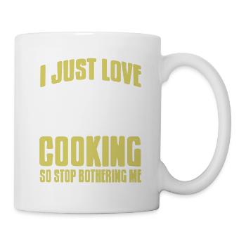 J’adore cuisiner, alors arrêtez de me déranger drôle - Mug blanc - blanc - Droite