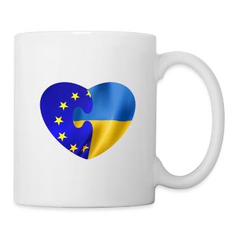 Europe supports Ukraine - Mug - white - Right