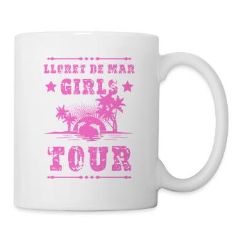 Lloret De Mar Girls Tour - Tasse - Weiß - Rechts