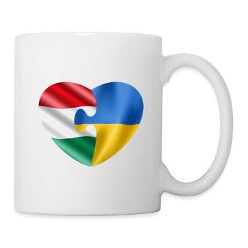 Hungary supports Ukraine - Mug - white - Right