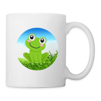 Grenouille - Mug blanc - blanc - Droite