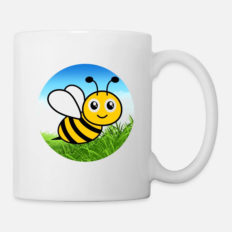 Abeille - Mug blanc - blanc