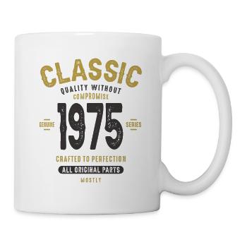 Classic 1975 - 47ème anniversaire Retro Vintage - Mug blanc - blanc - Droite